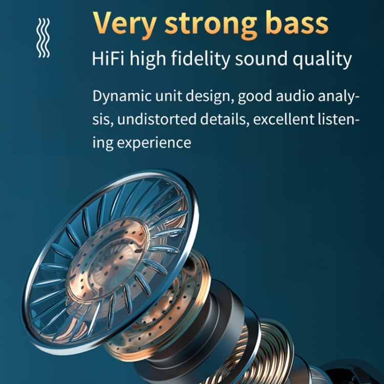 A16 TWS CVC8.0 and DSP Dual Noise Cancelling Touch Bluetooth Earphone with Magnetic Charging Box, Support Three-screen LED Power Display & HD Call & Siri & Power Bank(Black)
