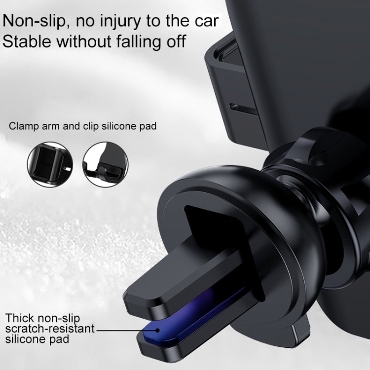 JOYROOM JR-ZS178 Gravity Car Mount Phone Holder, For iPhone, Galaxy, Sony, Lenovo, HTC, Huawei and other 4.0-6.5 inch Smartphones (Black)