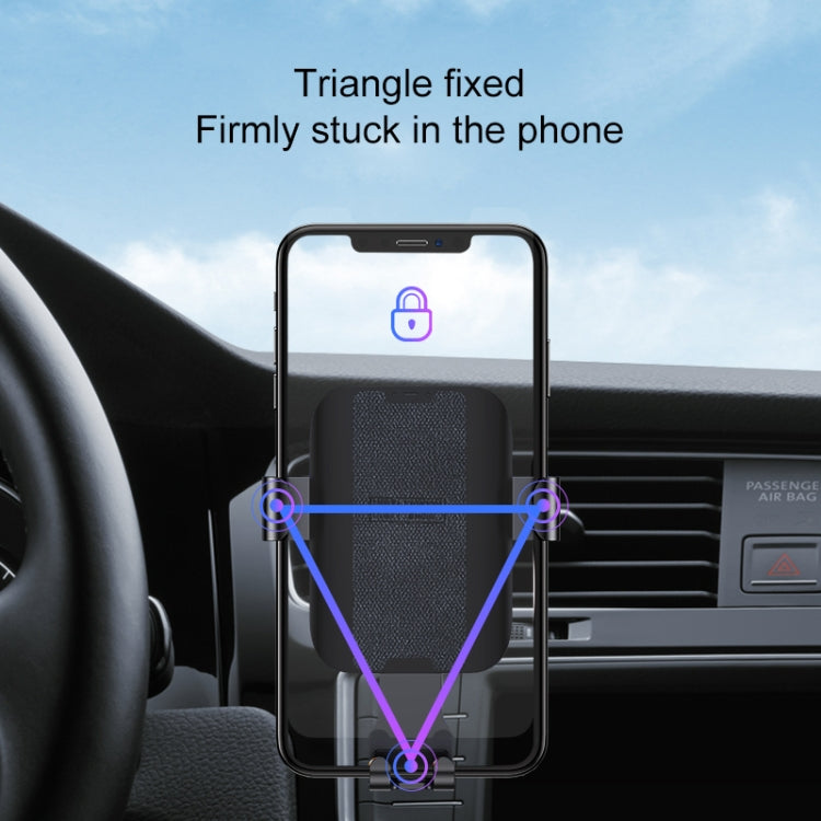 JOYROOM JR-ZS178 Gravity Car Mount Phone Holder, For iPhone, Galaxy, Sony, Lenovo, HTC, Huawei and other 4.0-6.5 inch Smartphones (Black)