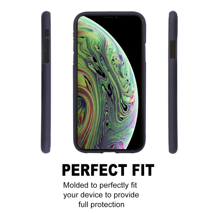 For iPhone XS GOOSPERY SOFT FEELING Liquid TPU Drop-proof Soft Case
