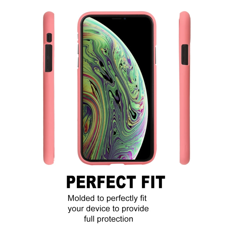For iPhone XS GOOSPERY SOFT FEELING Liquid TPU Drop-proof Soft Case