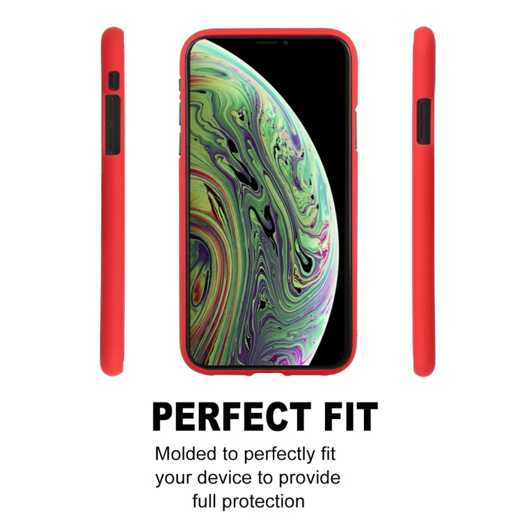 For iPhone XS GOOSPERY SOFT FEELING Liquid TPU Drop-proof Soft Case