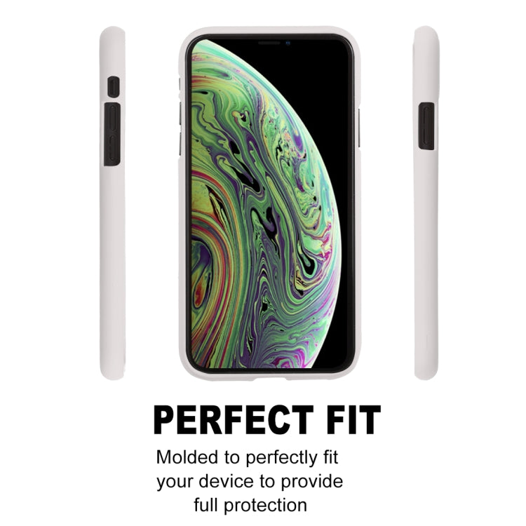 For iPhone XS GOOSPERY SOFT FEELING Liquid TPU Drop-proof Soft Case