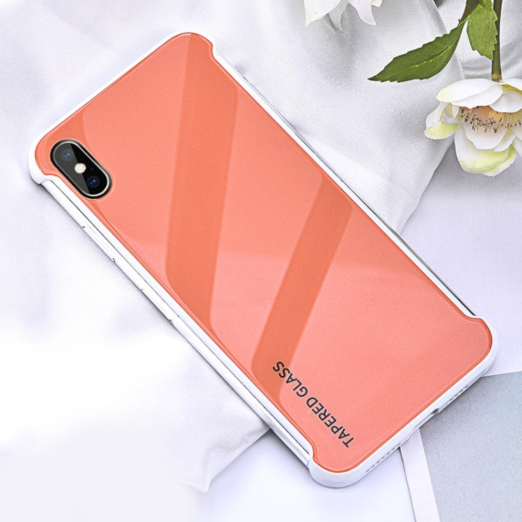 For iPhone X / XS  Shockproof Tempered Protective Case