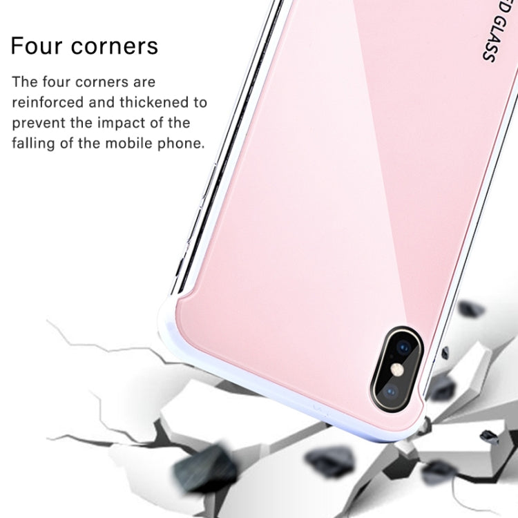 For iPhone X / XS  Shockproof Tempered Protective Case