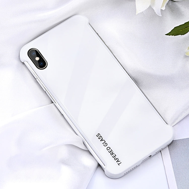 For iPhone X / XS  Shockproof Tempered Protective Case