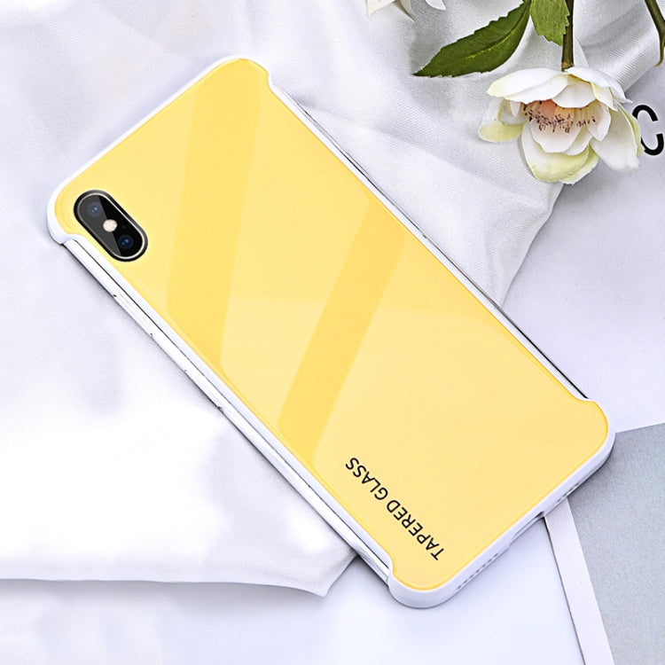 For iPhone X / XS  Shockproof Tempered Protective Case