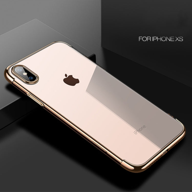 For iPhone XS CAFELE Ultra-thin Electroplating Soft TPU Shockproof Protective Case