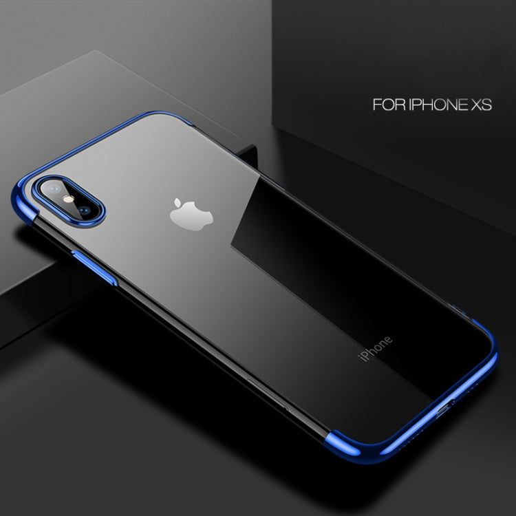 For iPhone XS CAFELE Ultra-thin Electroplating Soft TPU Shockproof Protective Case