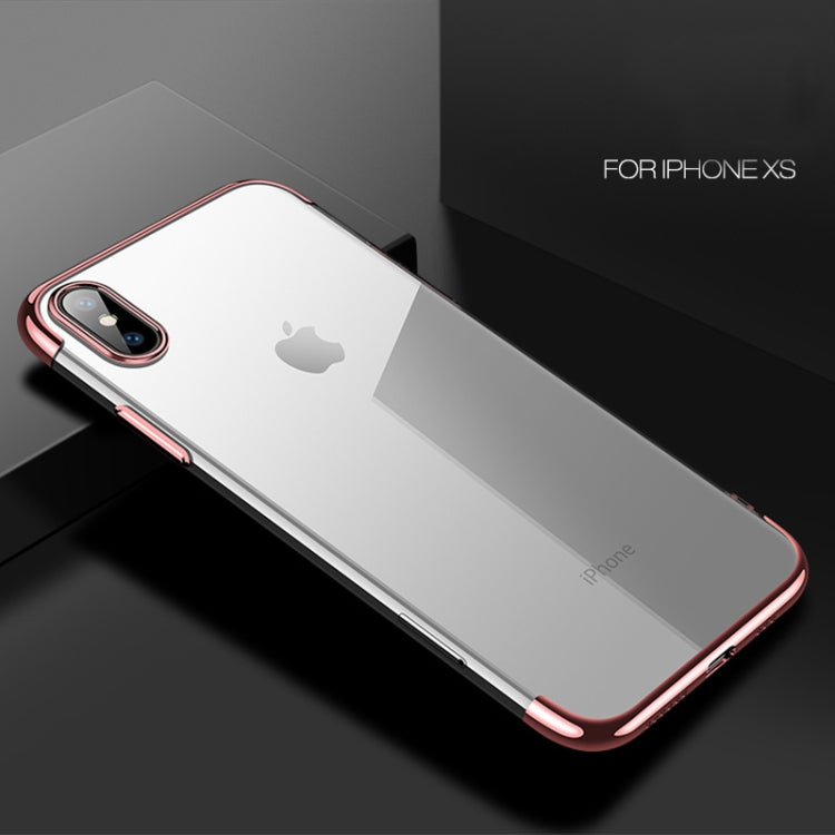 For iPhone XS CAFELE Ultra-thin Electroplating Soft TPU Shockproof Protective Case