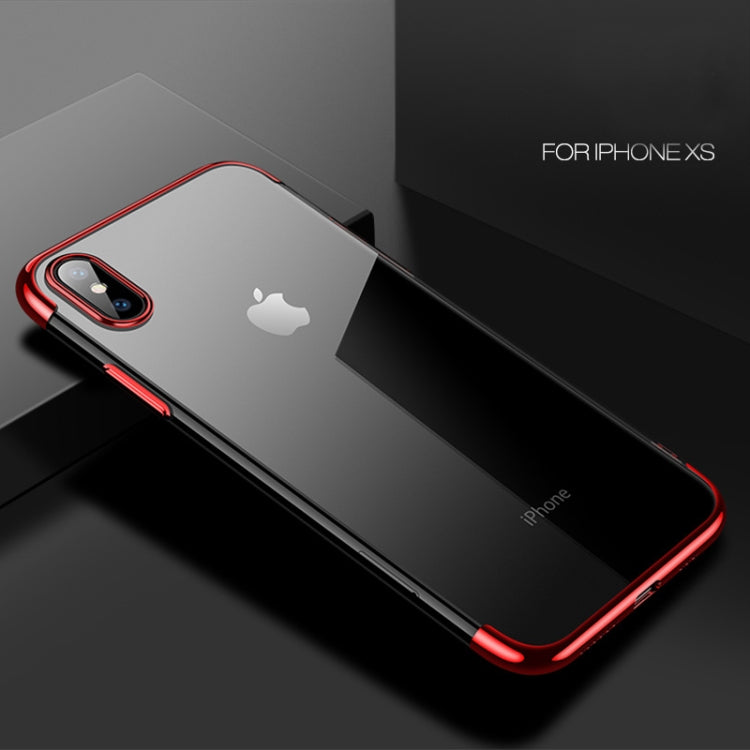 For iPhone XS CAFELE Ultra-thin Electroplating Soft TPU Shockproof Protective Case