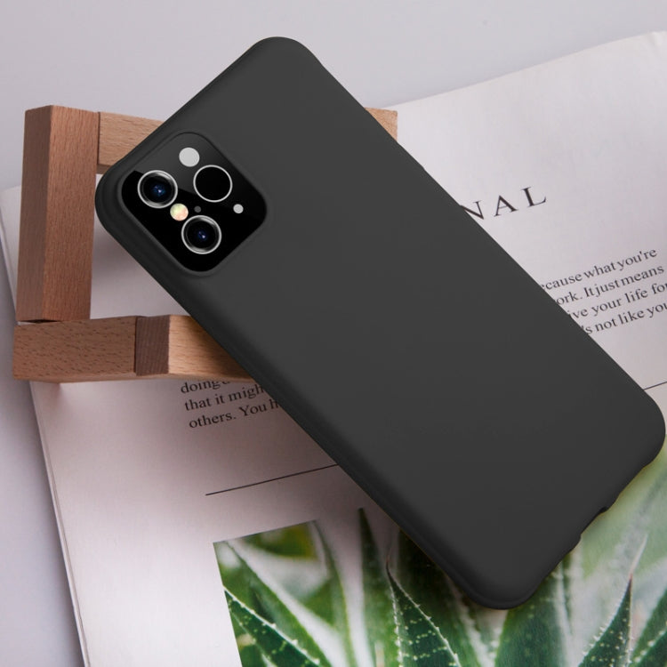 For iPhone XS Max Creative Solid Color Liquid Silicone Case