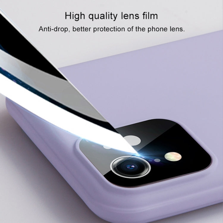 For iPhone X / XS Creative Solid Color Liquid Silicone Case