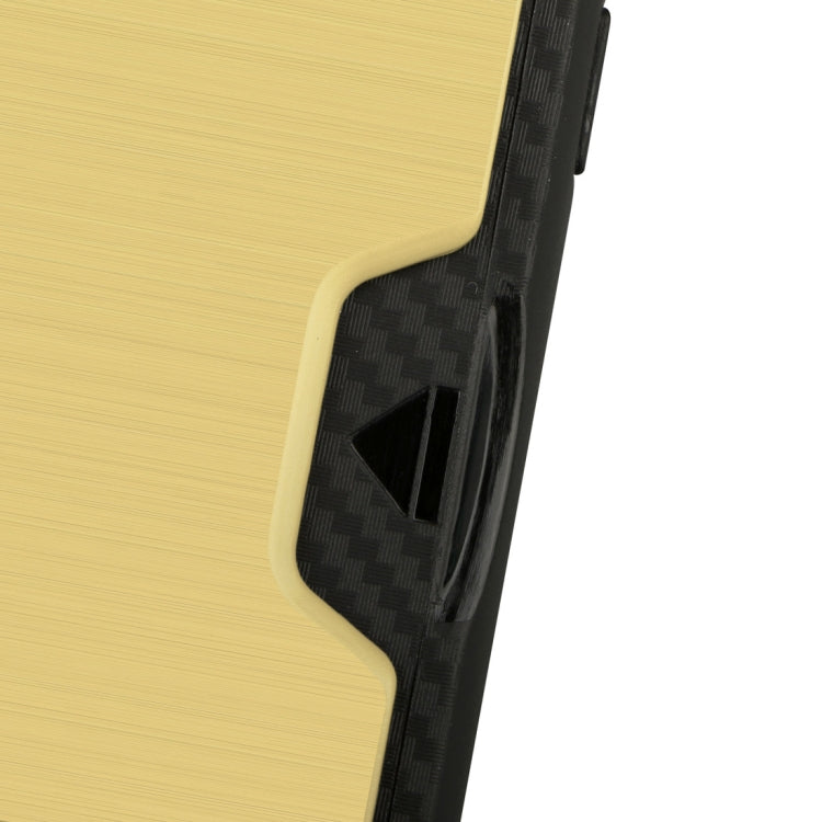 For iPhone X / XS Ultrathin TPU + PC Protective Case with Card Slot & Holder