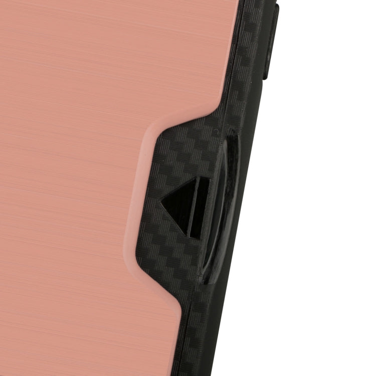 For iPhone X / XS Ultrathin TPU + PC Protective Case with Card Slot & Holder