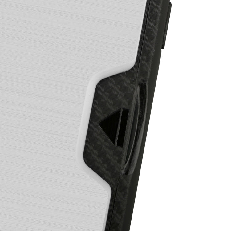 For iPhone X / XS Ultrathin TPU + PC Protective Case with Card Slot & Holder