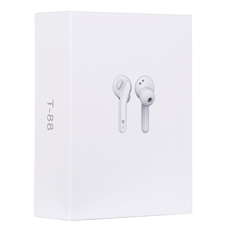 T-88 TWS Bluetooth V5.0 Wireless Stereo Earphones with Magnetic Charging Box