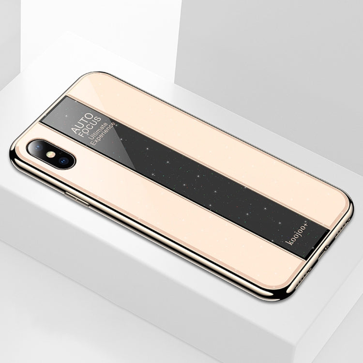 For iPhone X / XS Electroplated Mirror Glass Case