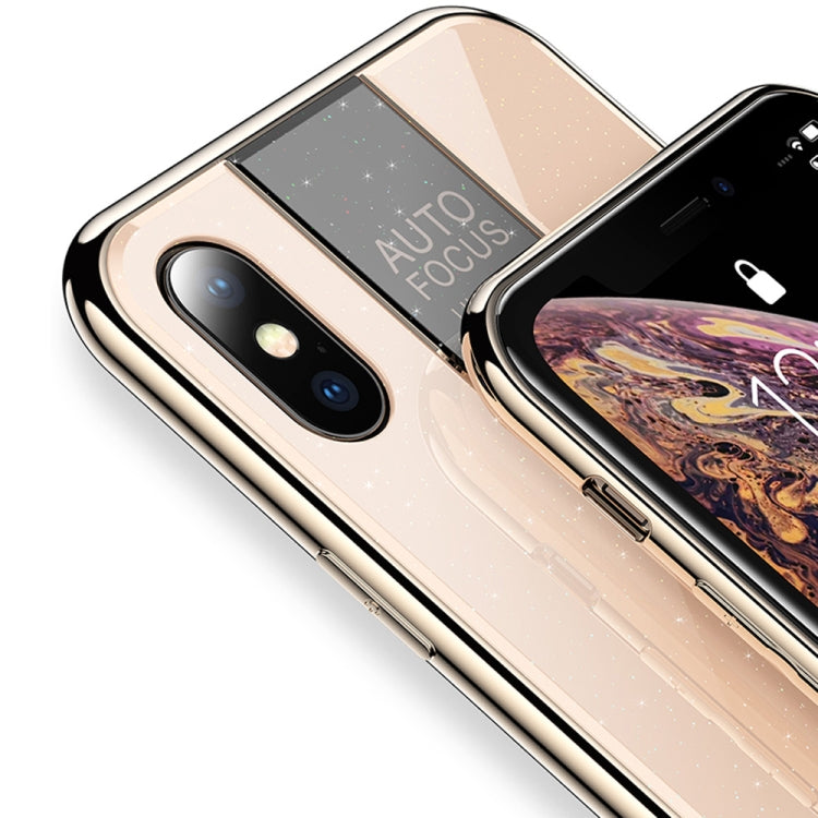 For iPhone X / XS Electroplated Mirror Glass Case