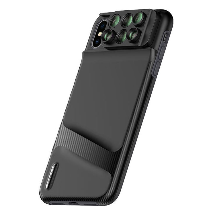 Mobile Phone Lens Wide Angle Fisheye Macro Telephoto SLR Phone Case for iPhone XS