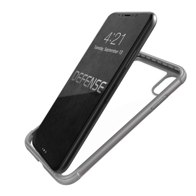 For iPhone X / XS X-doria PC+Metal+TPU Built-in Air Tank Shockproof Protective Case