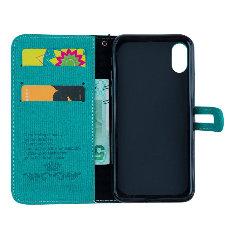 For iPhone XS Splicing Embossed Male Style Horizontal Flip Leather Case with Holder & Card Slots & Wallet & Lanyard