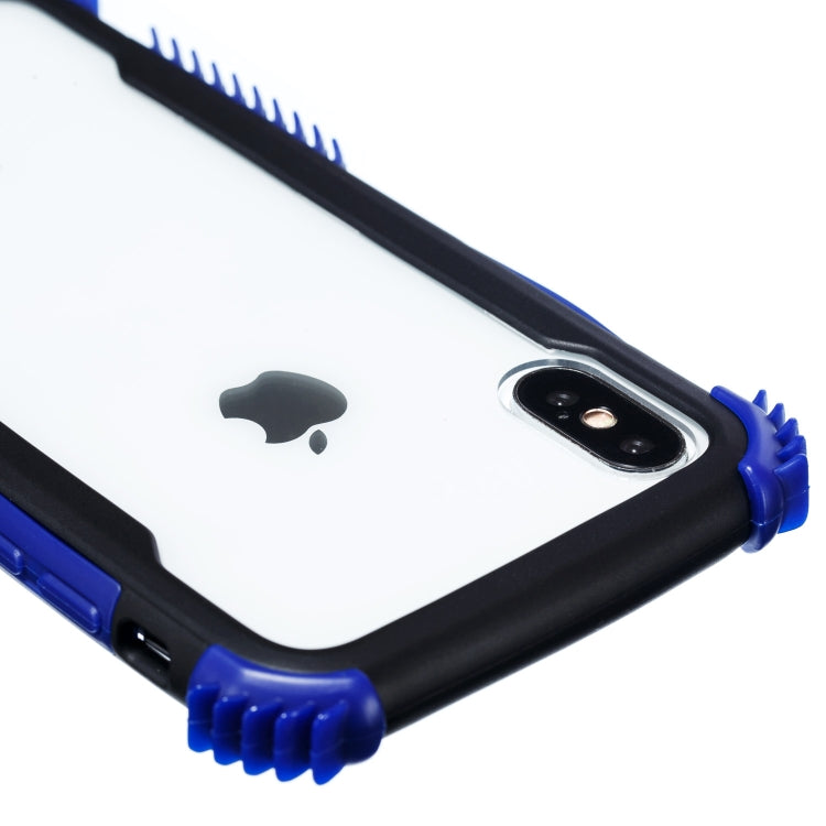 For iPhone X / XS Blade Acrylic + TPU Shockproof Protective Case
