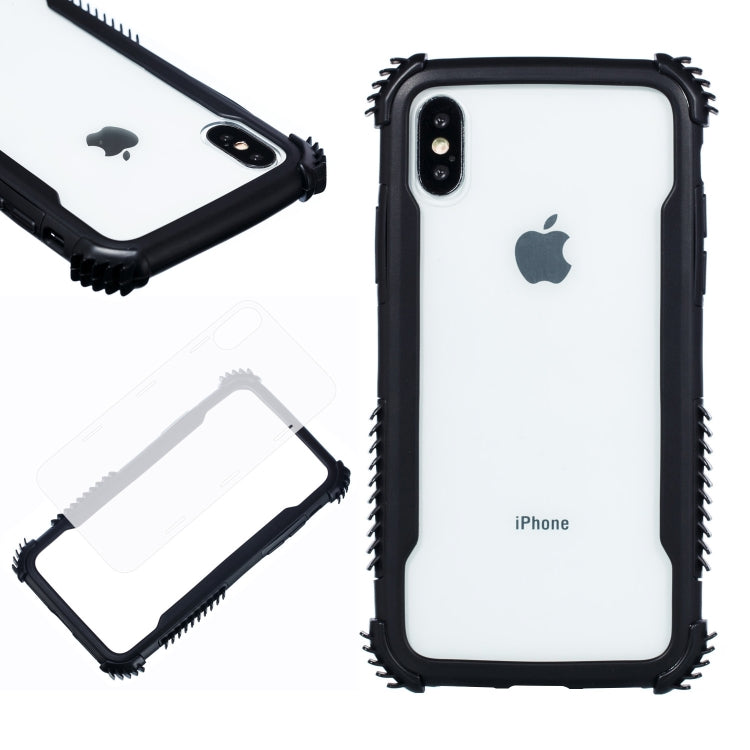 For iPhone X / XS Blade Acrylic + TPU Shockproof Protective Case