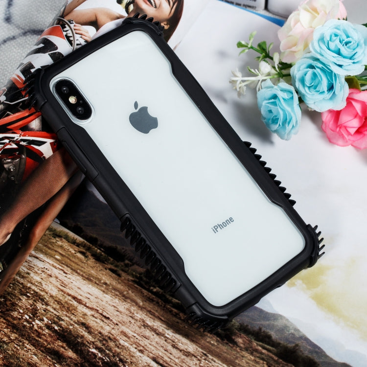 For iPhone X / XS Blade Acrylic + TPU Shockproof Protective Case