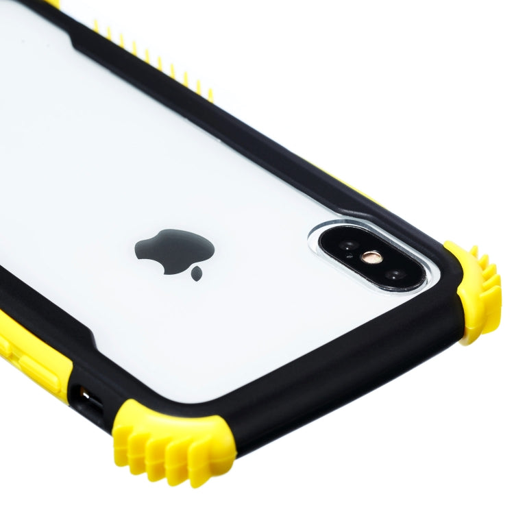For iPhone X / XS Blade Acrylic + TPU Shockproof Protective Case