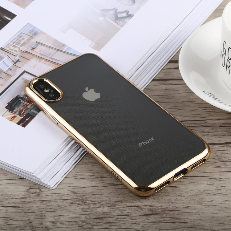For iPhone X / XS TOTUDESIGN Jane Series Electroplating TPU Case
