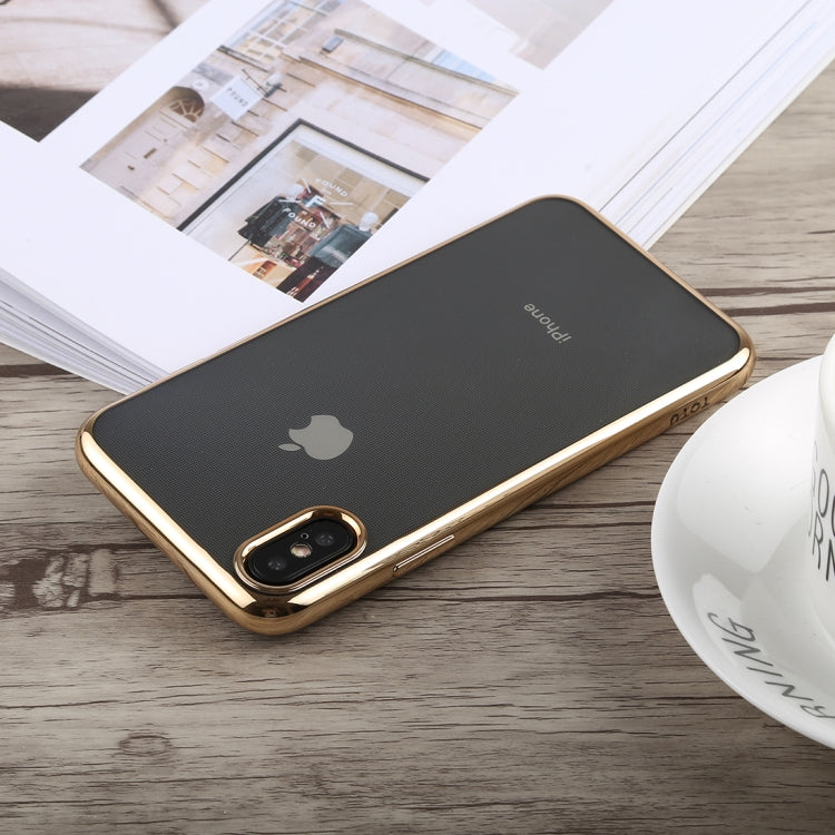 For iPhone X / XS TOTUDESIGN Jane Series Electroplating TPU Case