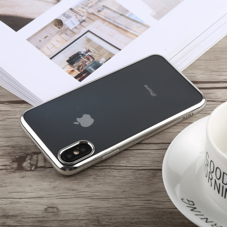 For iPhone X / XS TOTUDESIGN Jane Series Electroplating TPU Case