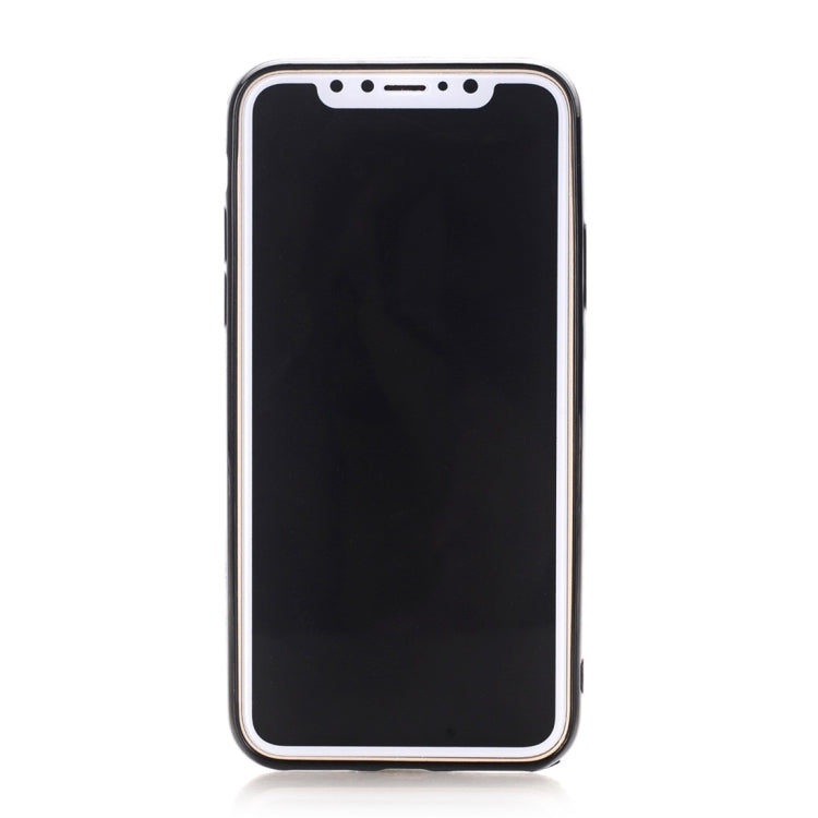 For iPhone X / XS Pierre Cardin PCL-P11 Shockproof TPU + Leather Protective Case with Holder & Card Slot