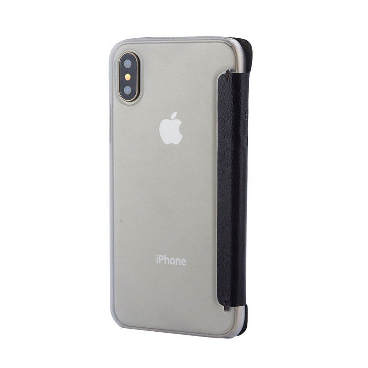 For iPhone X / XS Pierre Cardin PCT-P06 Ultra-thin Horizontal Flip Leather Case
