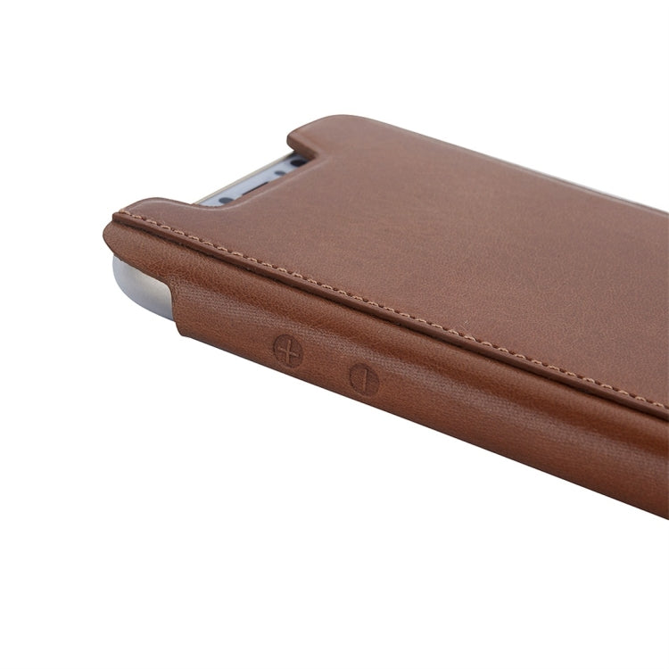 For iPhone X / XS Pierre Cardin PCT-P06 Ultra-thin Horizontal Flip Leather Case