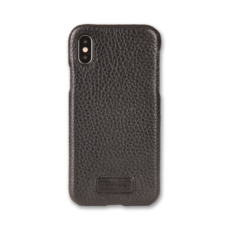 For iPhone X / XS Pierre Cardin PCS-S05 Litchi Texture Shockproof Leather Protective Case