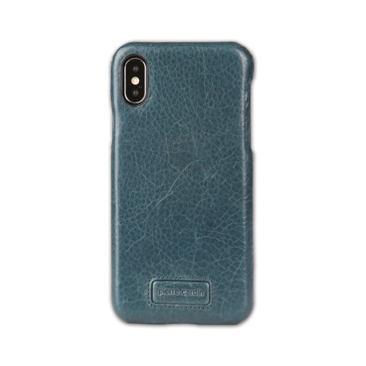 For iPhone X / XS Pierre Cardin PCS-S05 Litchi Texture Shockproof Leather Protective Case