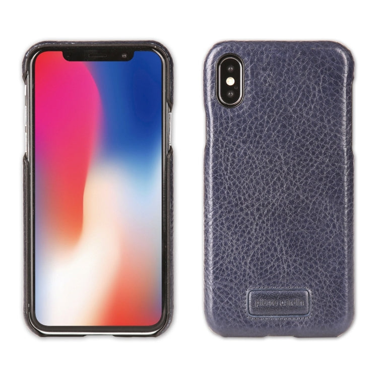 For iPhone X / XS Pierre Cardin PCS-S05 Litchi Texture Shockproof Leather Protective Case