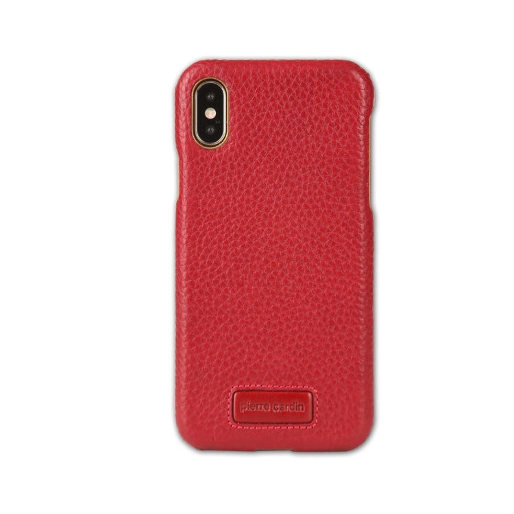 For iPhone X / XS Pierre Cardin PCS-S05 Litchi Texture Shockproof Leather Protective Case