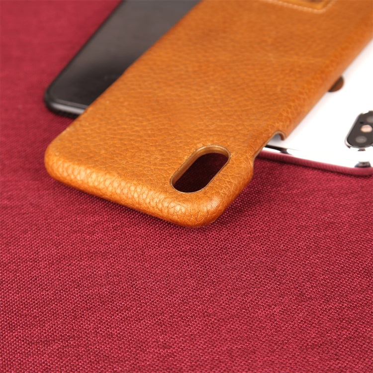 For iPhone X / XS Pierre Cardin PCS-S05 Litchi Texture Shockproof Leather Protective Case