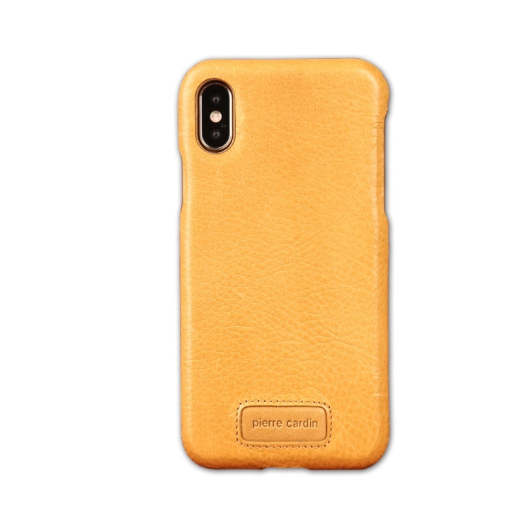 For iPhone X / XS Pierre Cardin PCS-S05 Litchi Texture Shockproof Leather Protective Case