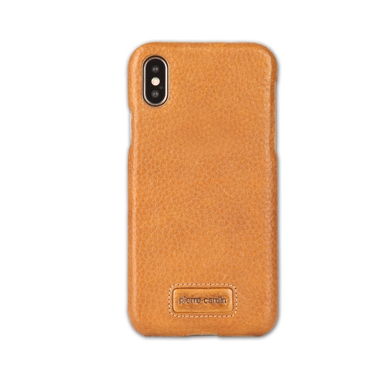 For iPhone X / XS Pierre Cardin PCS-S05 Litchi Texture Shockproof Leather Protective Case
