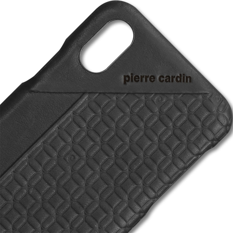 For iPhone X / XS Pierre Cardin PCL-P29 Shockproof Leather Protective Case with Card Slot
