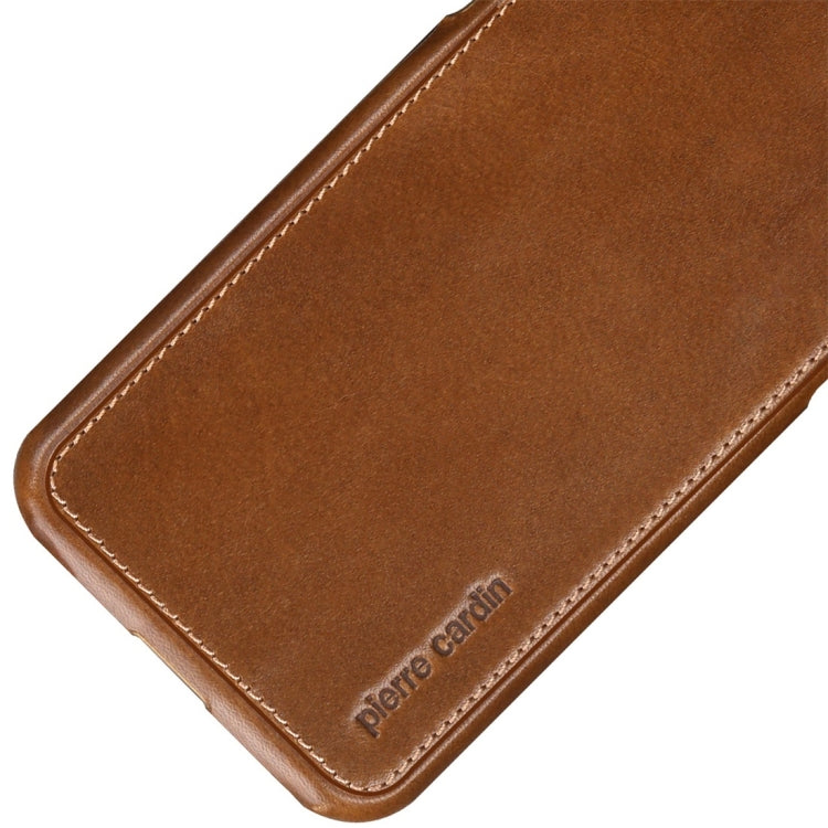 For iPhone X / XS Pierre Cardin PCL-P03 Shockproof PC + Leather Protective Case