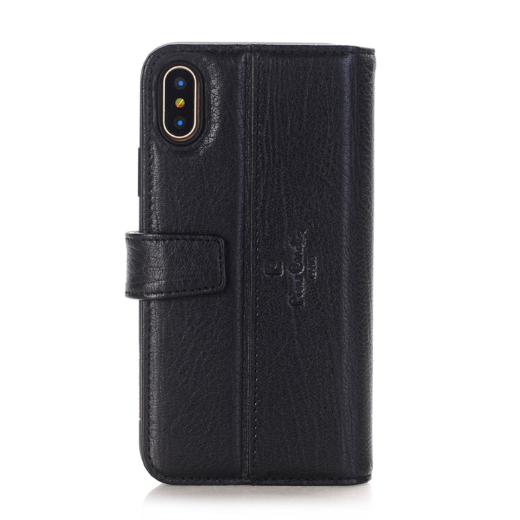 For iPhone X / XS Pierre Cardin PCL-P05 Horizontal Flip Leather Case with Holder & Card Slot & Wallet