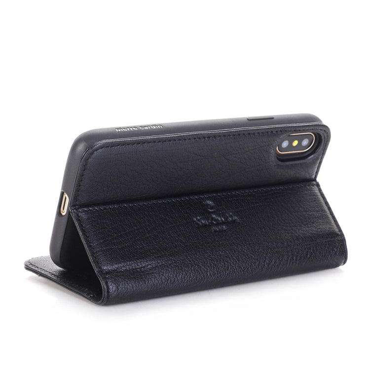 For iPhone X / XS Pierre Cardin PCL-P05 Horizontal Flip Leather Case with Holder & Card Slot & Wallet