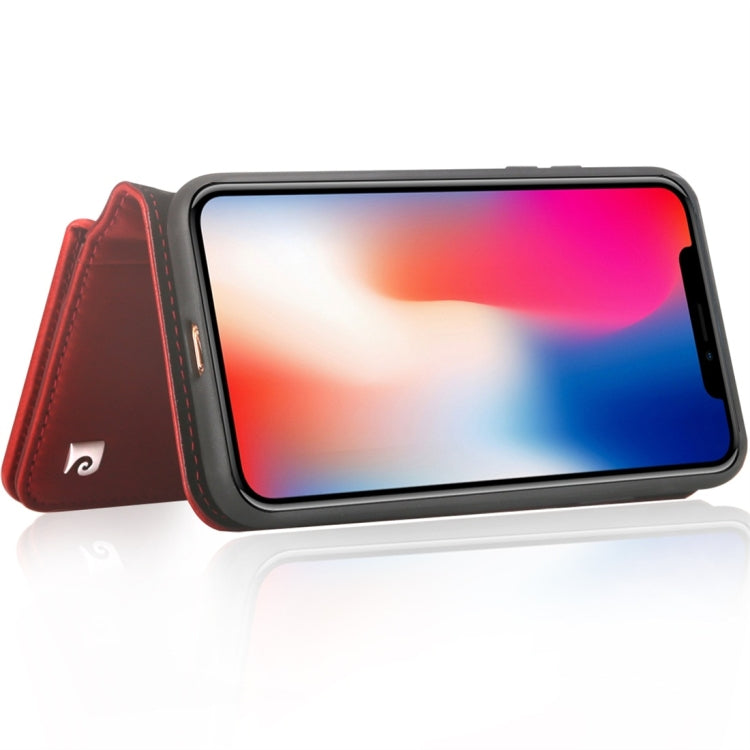 For iPhone X / XS Pierre Cardin PCL-P09 Horizontal Flip Leather Case with Holder & Card Slot & Wallet