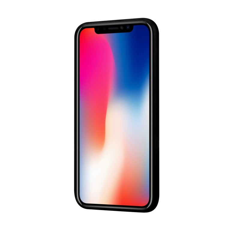 For iPhone X / XS Pierre Cardin PCS-S02 Shockproof TPU + Leather Full Coverage Protective Case