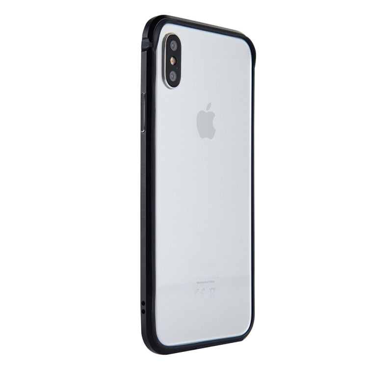 For iPhone X / XS SULADA Shockproof TPU + Aluminum Alloy Frame Case